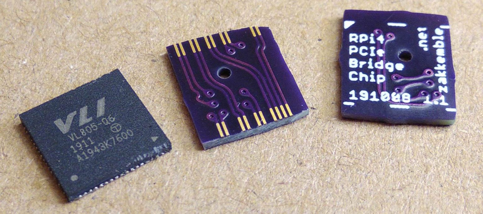 Raspberry Pi 4 PCIExpress Bridge “Chip” Zak's Electronics Blog